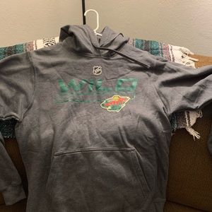 NHL pro authentic Minnesota Wild hoodie